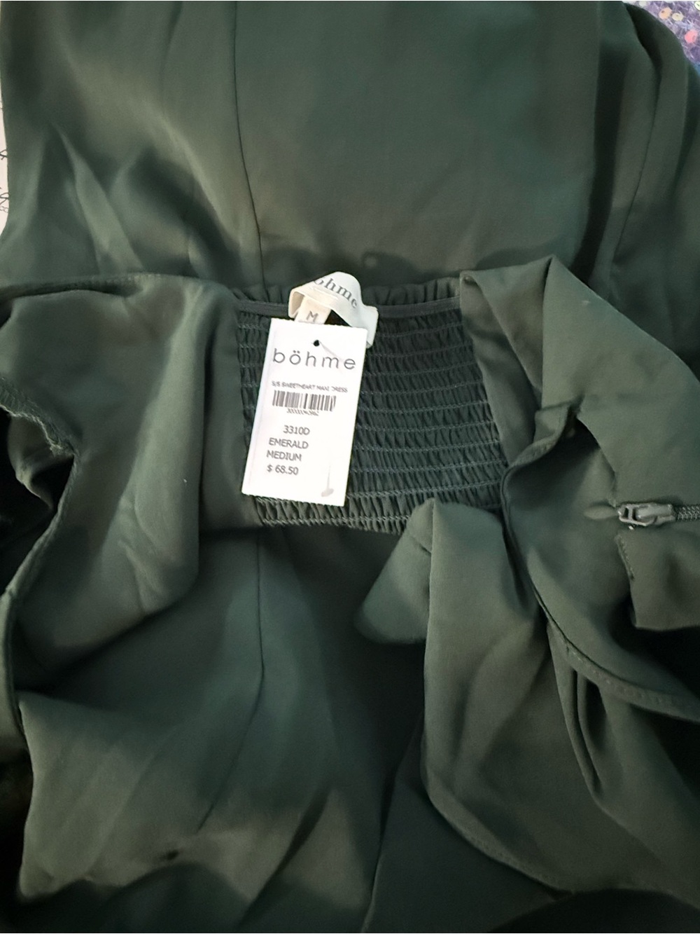 43-bohme Deep Green Square-Neck Maxi Dress - Picture 6 of 6